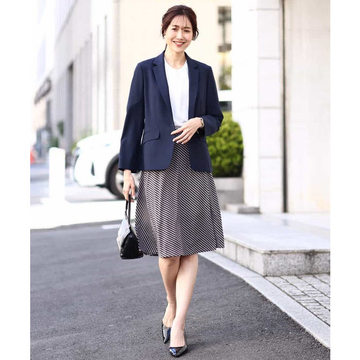 幾何柄フレアースカート/洗える | OFUON | 詳細画像13 