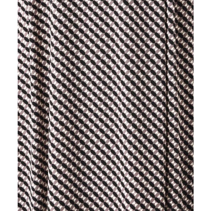 幾何柄フレアースカート/洗える | OFUON | 詳細画像22 