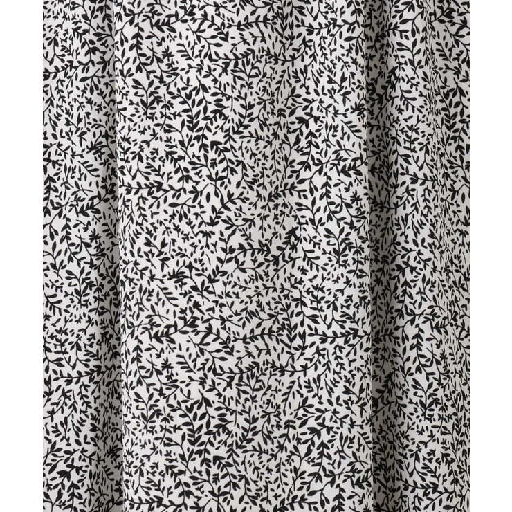 モノトーンリーフ柄フレアースカート/洗える | OFUON | 詳細画像20 