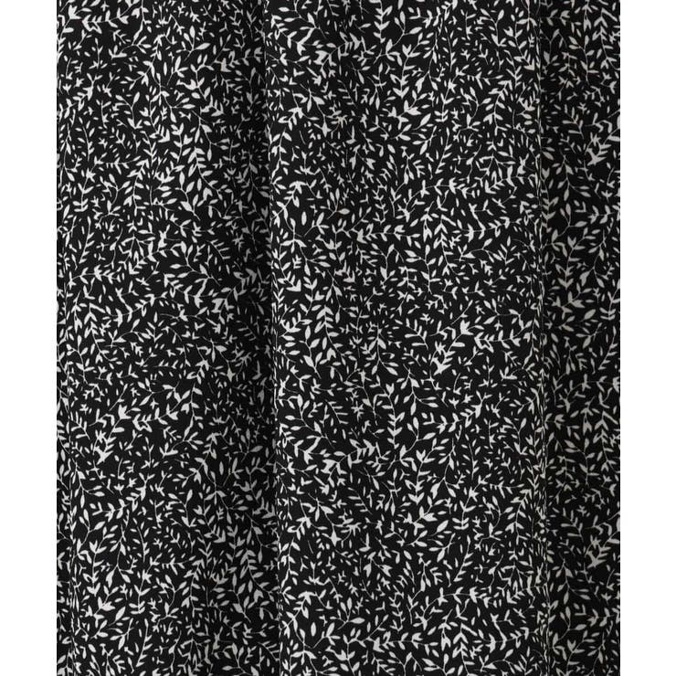 モノトーンリーフ柄フレアースカート/洗える | OFUON | 詳細画像22 