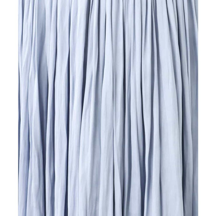 サテンプリーツ加工フレアースカート/洗える | OFUON | 詳細画像35 