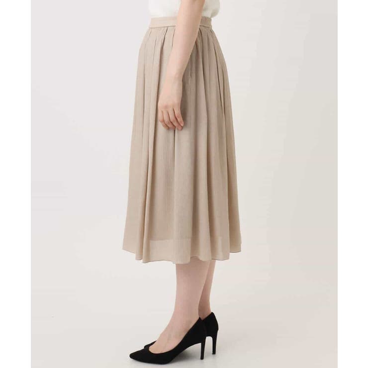 楊柳ラメタックギャザースカート/洗える | OFUON | 詳細画像16 