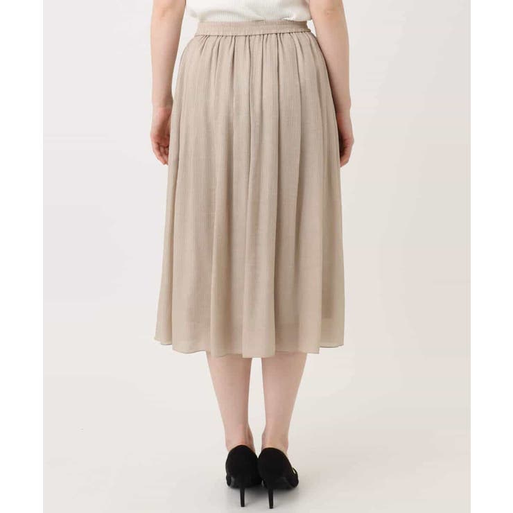 楊柳ラメタックギャザースカート/洗える | OFUON | 詳細画像17 