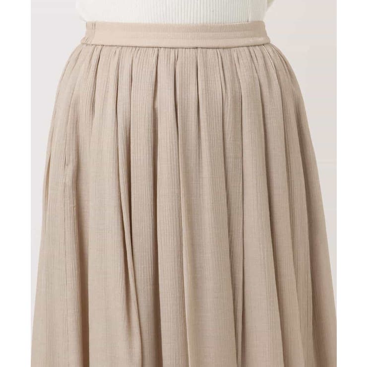 楊柳ラメタックギャザースカート/洗える | OFUON | 詳細画像18 