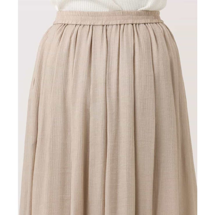 楊柳ラメタックギャザースカート/洗える | OFUON | 詳細画像19 