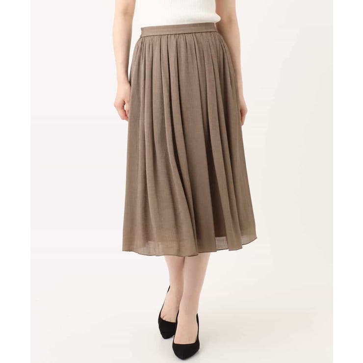 楊柳ラメタックギャザースカート/洗える | OFUON | 詳細画像23 