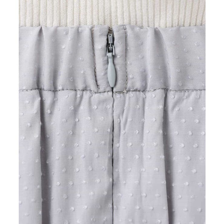 ドットジャガードフレアースカート/UVカット/洗える | OFUON | 詳細画像21 