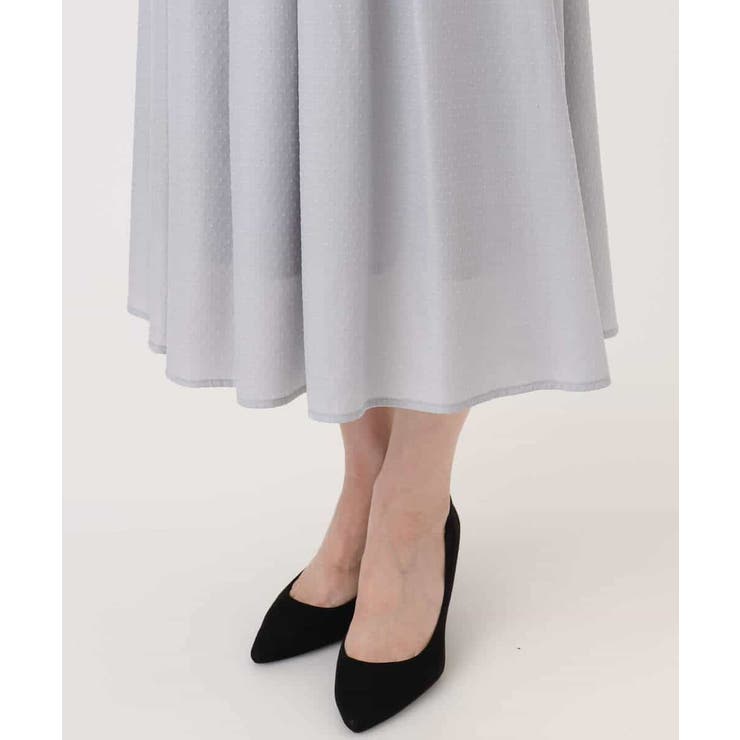 ドットジャガードフレアースカート/UVカット/洗える | OFUON | 詳細画像23 