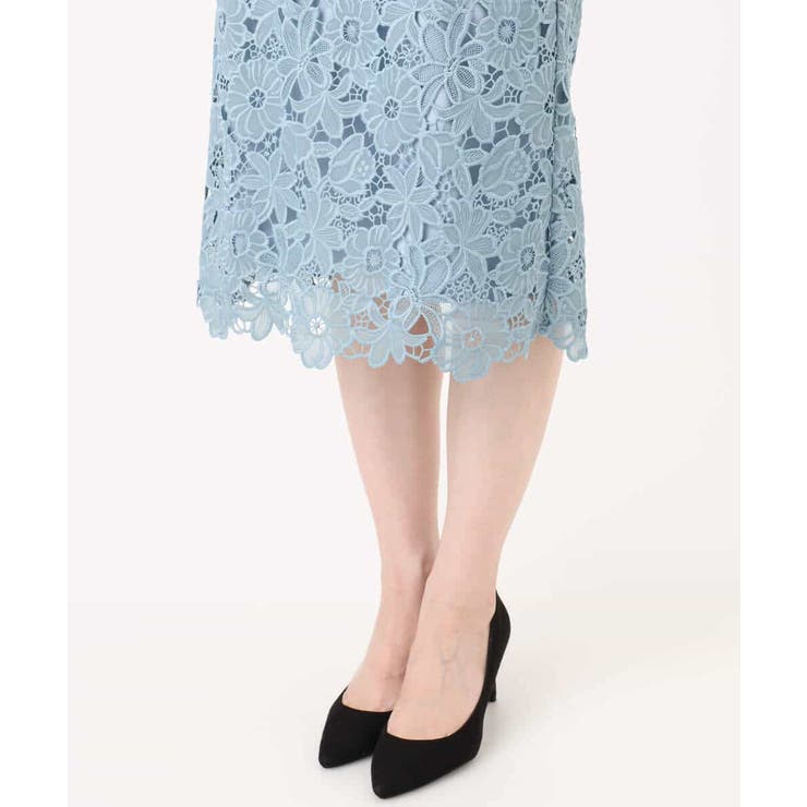 フラワーレースタイトスカート/洗える | OFUON | 詳細画像22 