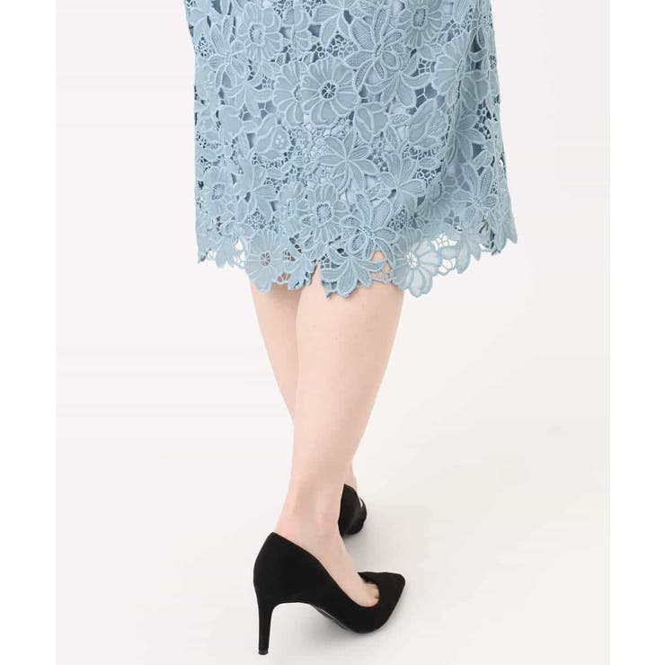 フラワーレースタイトスカート/洗える | OFUON | 詳細画像23 