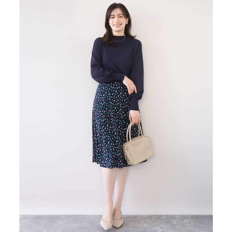 総柄フレアースカート/洗える/WEB限定サイズあり | OFUON | 詳細画像14 