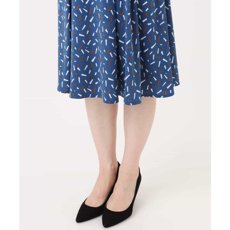 総柄フレアースカート/洗える/WEB限定サイズあり | OFUON | 詳細画像21 