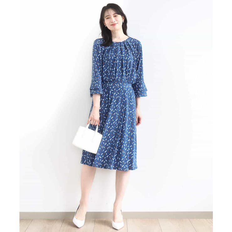 総柄フレアースカート/洗える/WEB限定サイズあり | OFUON | 詳細画像8 