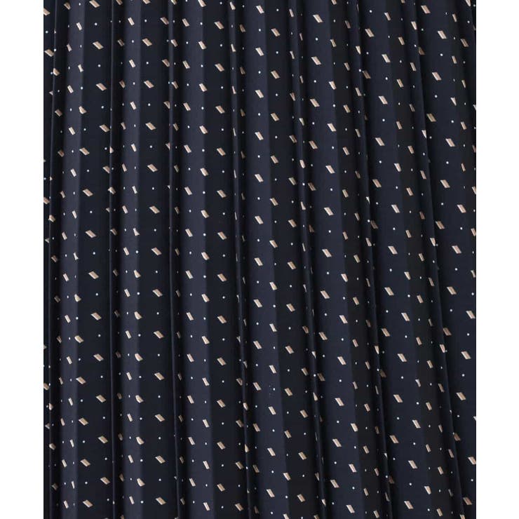 幾何ドット柄プリーツスカート/洗える | OFUON | 詳細画像23 