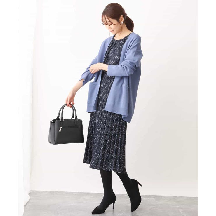 幾何ドット柄プリーツスカート/洗える | OFUON | 詳細画像26 