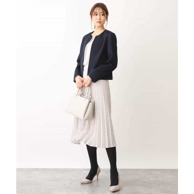 幾何ドット柄プリーツスカート/洗える | OFUON | 詳細画像29 