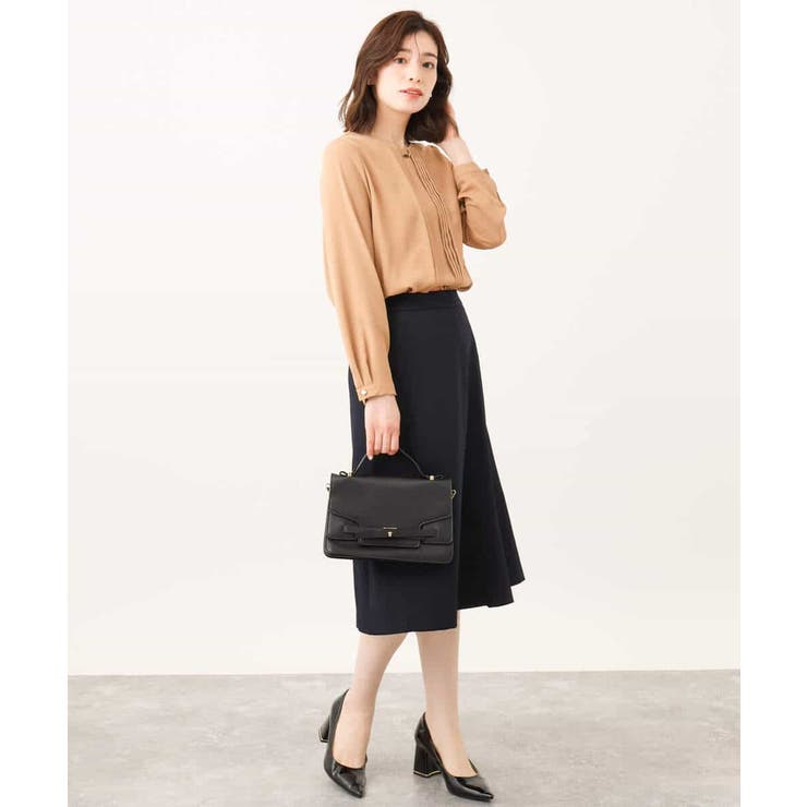 [セットアップ対応]タックディティールスカート/洗える | OFUON | 詳細画像11 