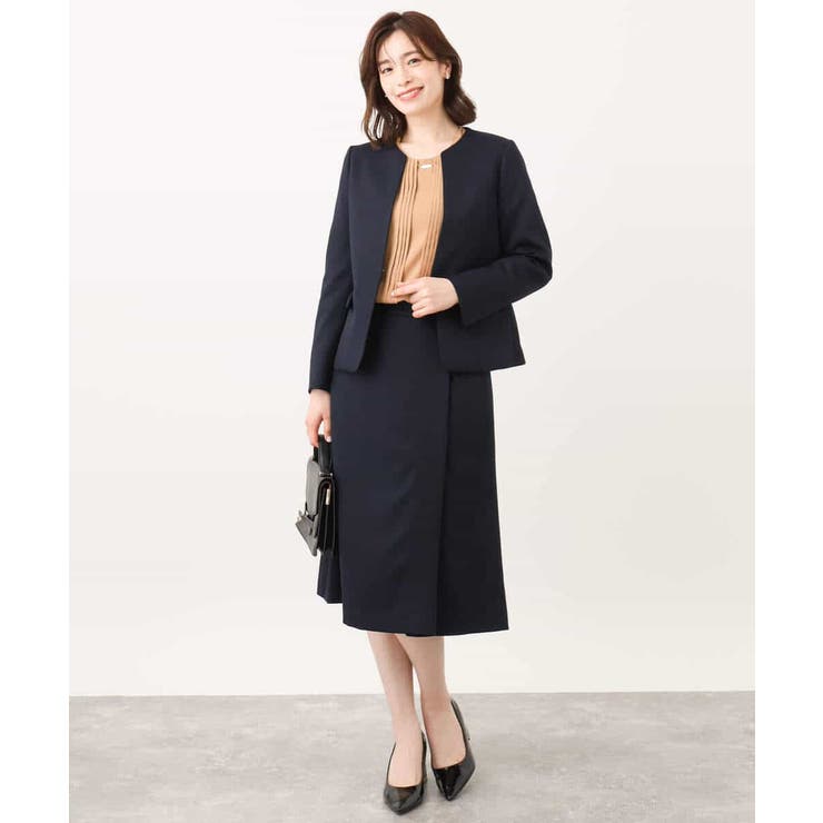 [セットアップ対応]タックディティールスカート/洗える | OFUON | 詳細画像14 