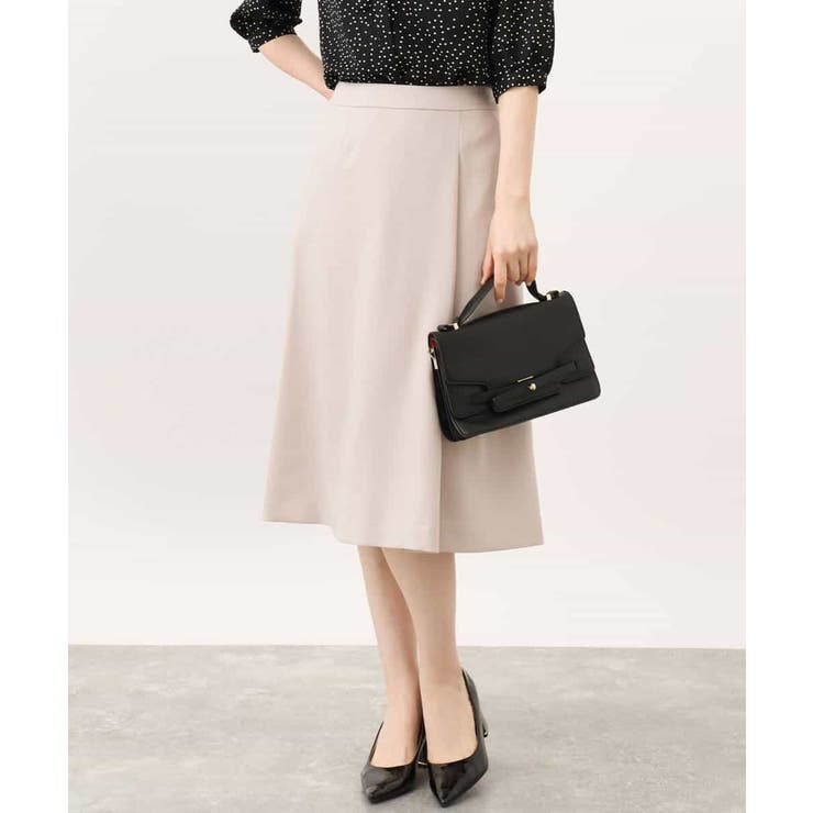 [セットアップ対応]タックディティールスカート/洗える | OFUON | 詳細画像2 