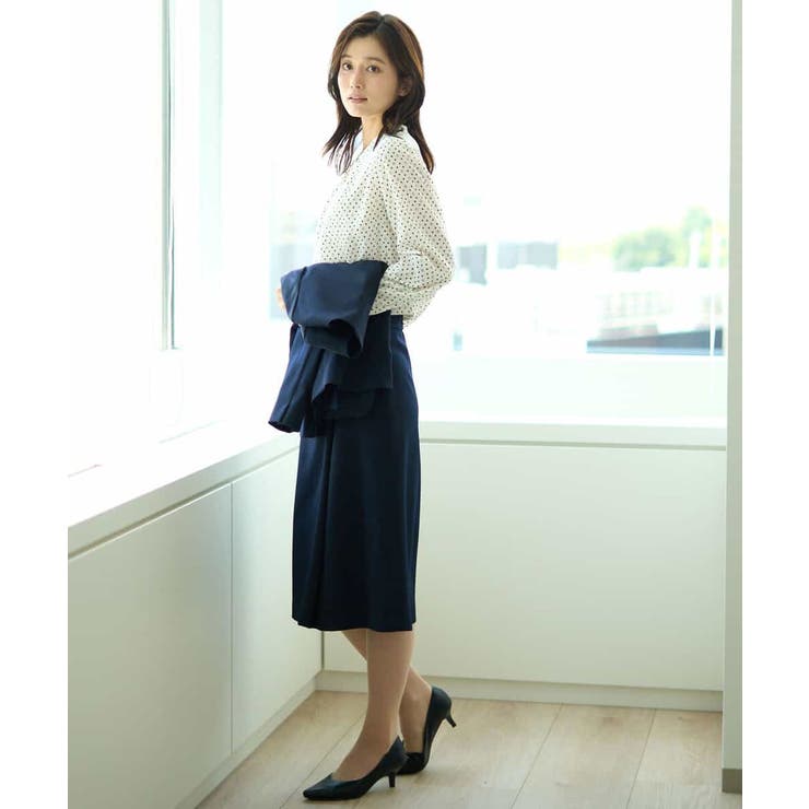 [セットアップ対応]タックディティールスカート/洗える | OFUON | 詳細画像20 