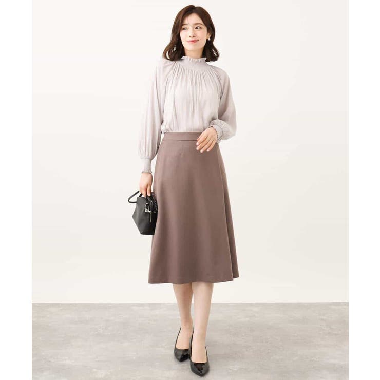 [セットアップ対応]タックディティールスカート/洗える | OFUON | 詳細画像23 