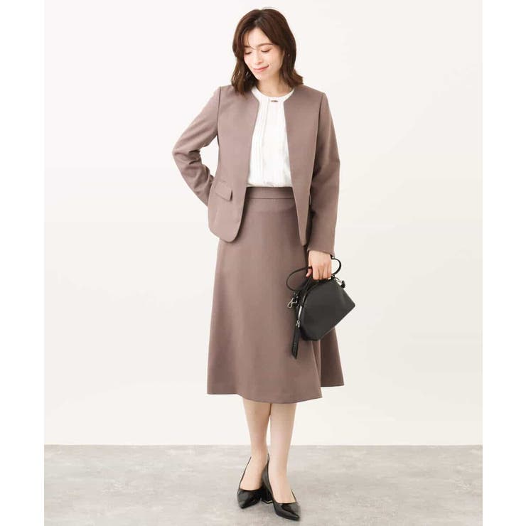 [セットアップ対応]タックディティールスカート/洗える | OFUON | 詳細画像31 