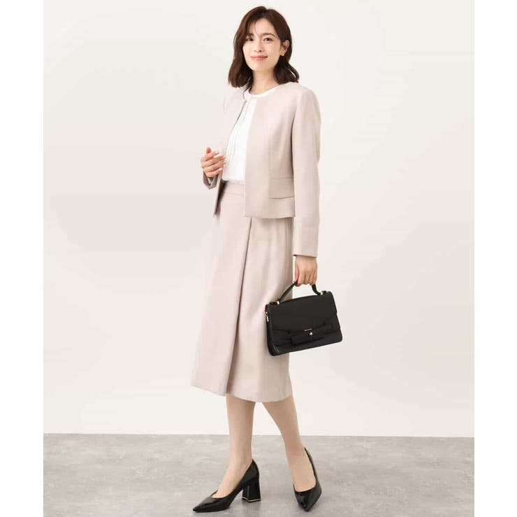 [セットアップ対応]タックディティールスカート/洗える | OFUON | 詳細画像7 