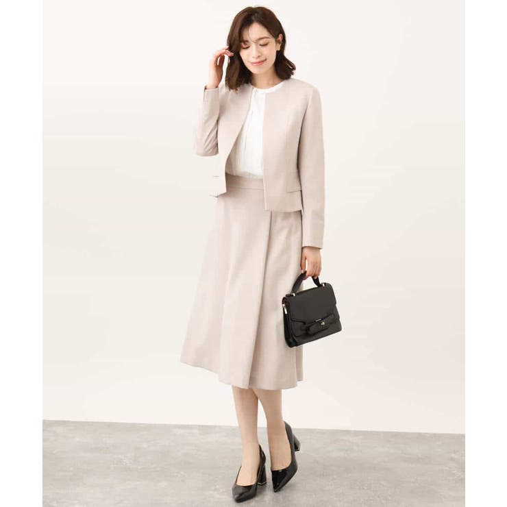 [セットアップ対応]タックディティールスカート/洗える | OFUON | 詳細画像8 