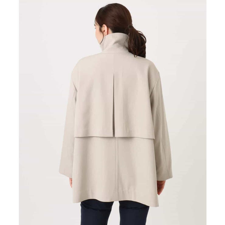 ミドル丈スタンドコート/洗える/WEB限定サイズあり | OFUON | 詳細画像17 