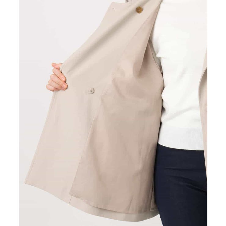 ミドル丈スタンドコート/洗える/WEB限定サイズあり | OFUON | 詳細画像28 