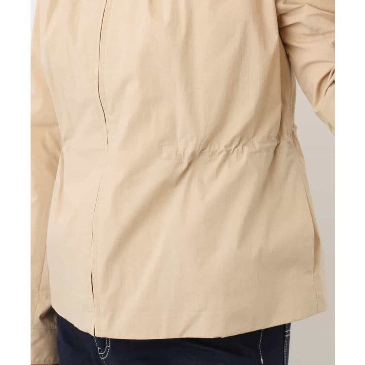 ナイロンストレッチノーカラーブルゾン/洗える/WEB限定サイズあり | OFUON | 詳細画像27 