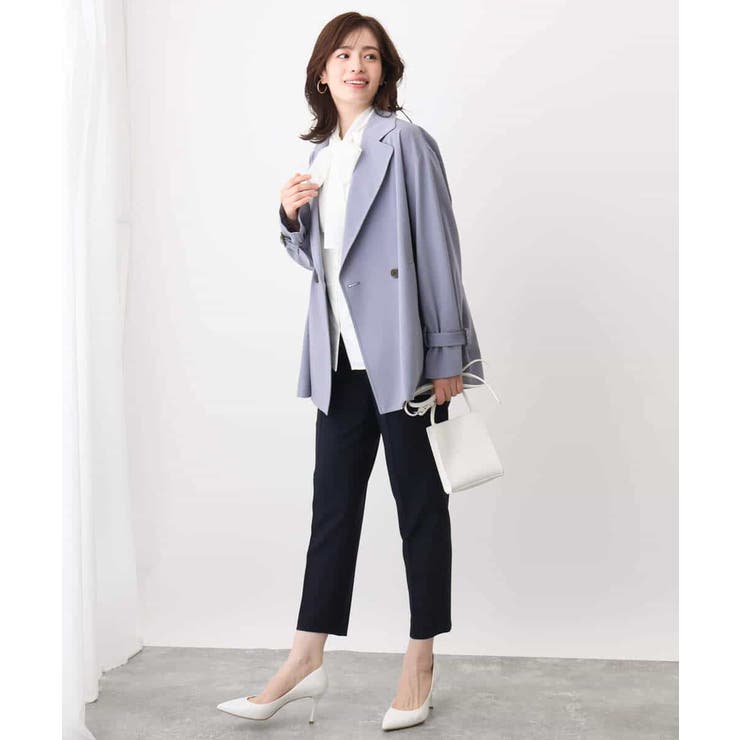 ショート丈ツイルトレンチコート/洗える/WEB限定サイズあり | OFUON | 詳細画像10 