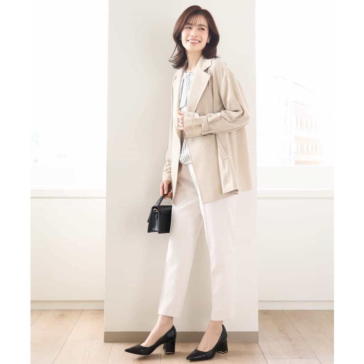 ショート丈ツイルトレンチコート/洗える/WEB限定サイズあり | OFUON | 詳細画像13 