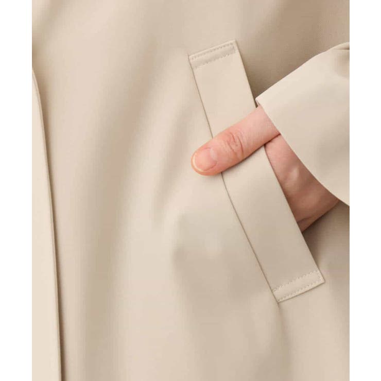 ショート丈ツイルトレンチコート/洗える/WEB限定サイズあり | OFUON | 詳細画像26 