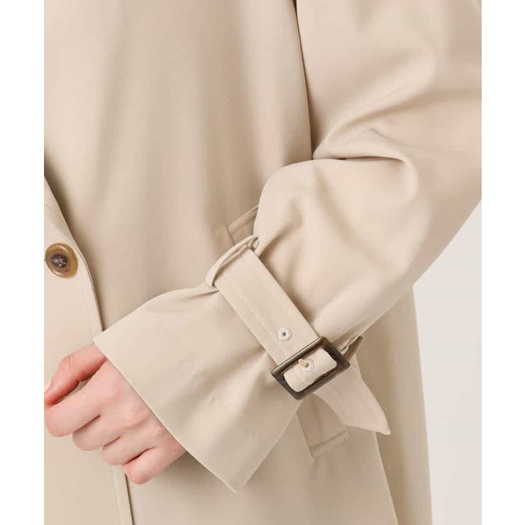 ショート丈ツイルトレンチコート/洗える/WEB限定サイズあり | OFUON | 詳細画像23 