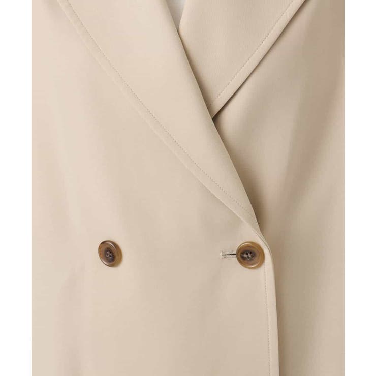 ショート丈ツイルトレンチコート/洗える/WEB限定サイズあり | OFUON | 詳細画像26 