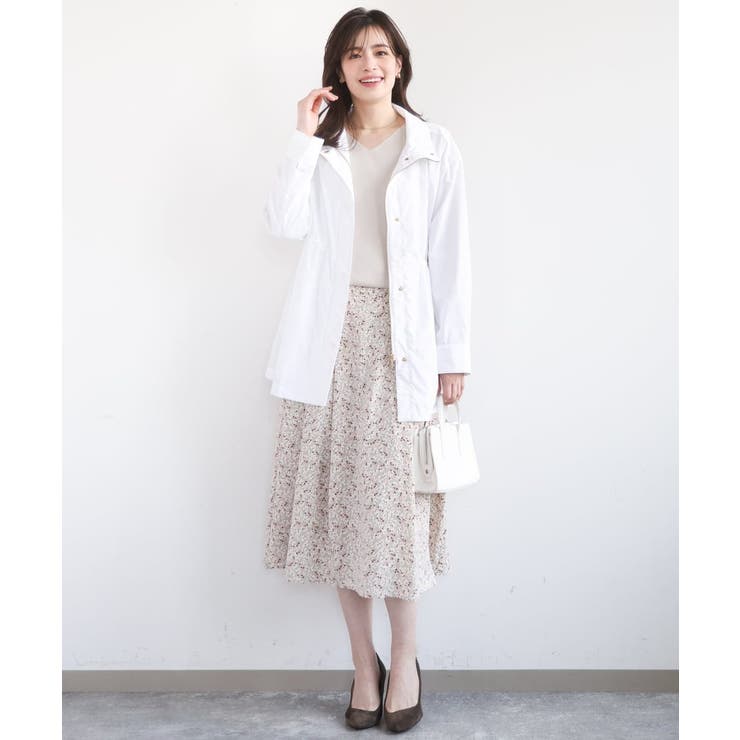 スタンドカラーライトブルゾン/洗える/WEB限定サイズあり | OFUON | 詳細画像12 