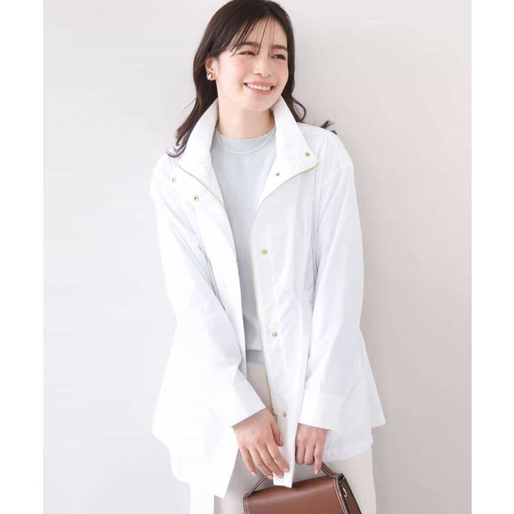 スタンドカラーライトブルゾン/洗える/WEB限定サイズあり | OFUON | 詳細画像6 