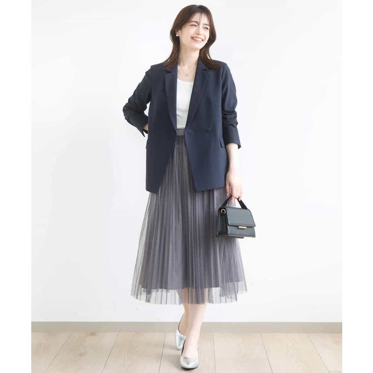 ダブルブレストジャケット/洗える/WEB限定サイズあり | OFUON | 詳細画像22 