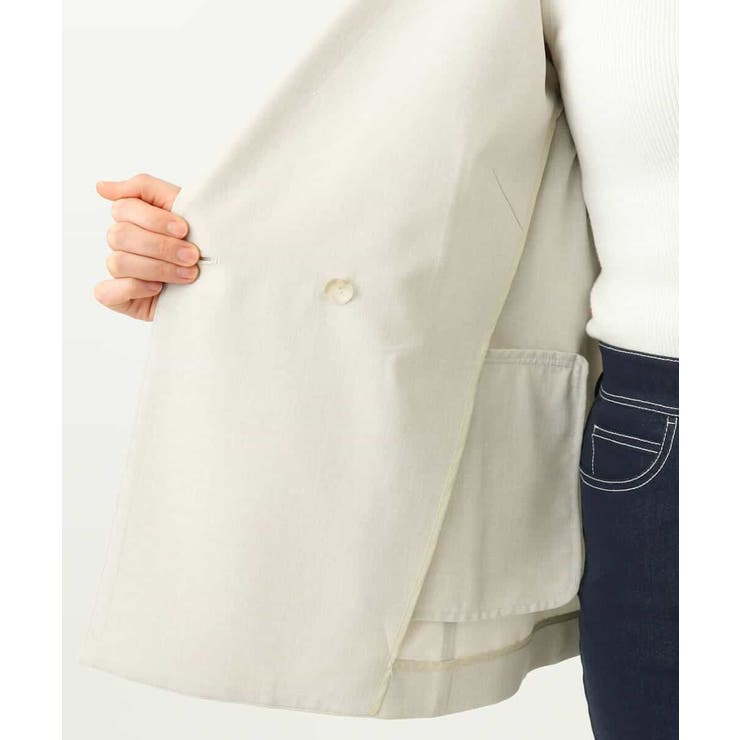 ダブルブレストジャケット/洗える/WEB限定サイズあり | OFUON | 詳細画像31 