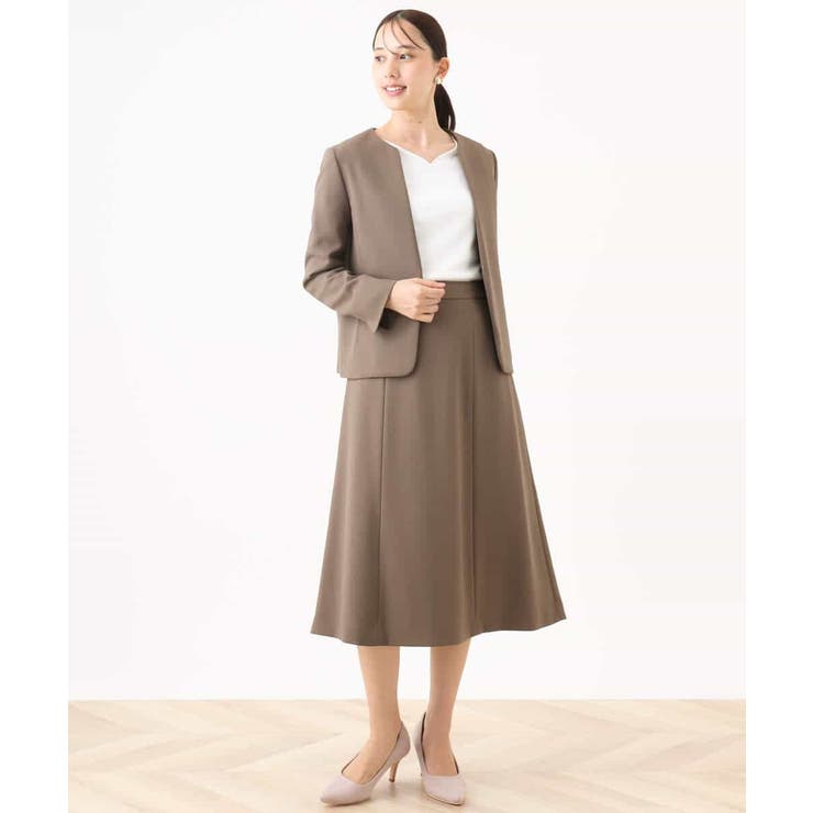 ハートネックコットンカットソー/洗える/WEB限定サイズあり | OFUON | 詳細画像16 