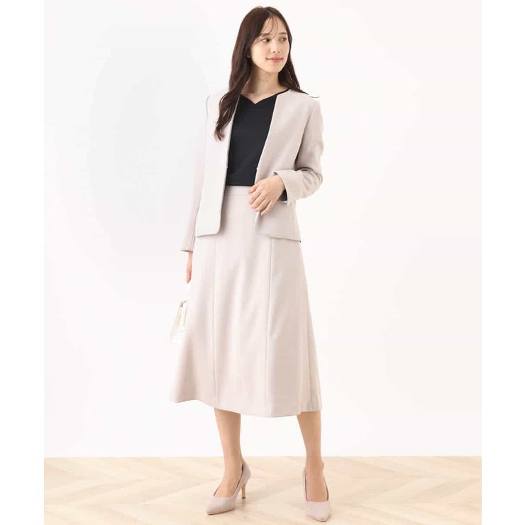 ハートネックコットンカットソー/洗える/WEB限定サイズあり | OFUON | 詳細画像8 