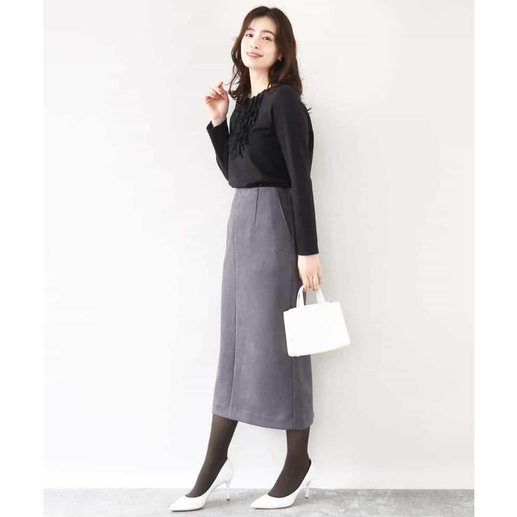 ミニフリルディティールコットンカットソー/洗える/WEB限定サイズあり | OFUON | 詳細画像13 