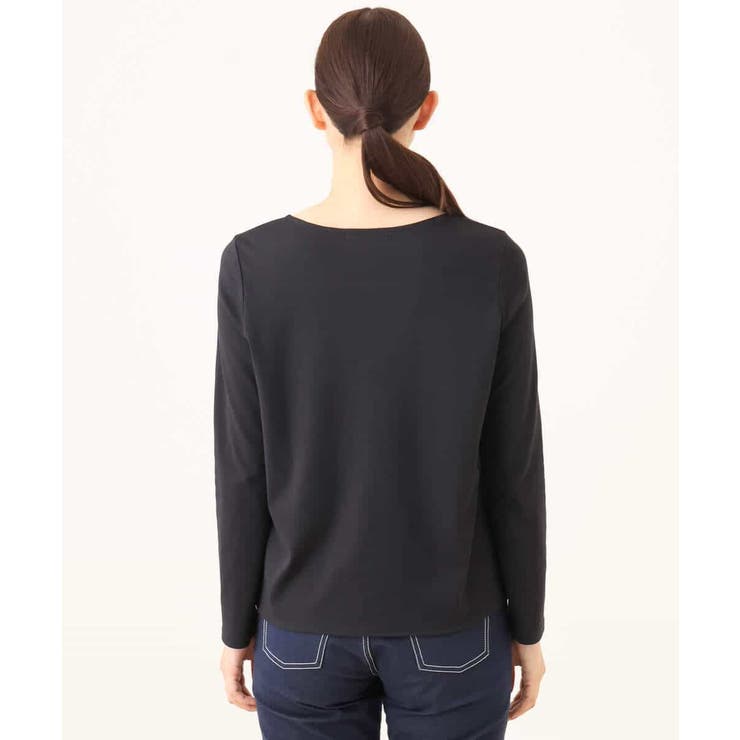 ミニフリルディティールコットンカットソー/洗える/WEB限定サイズあり | OFUON | 詳細画像17 