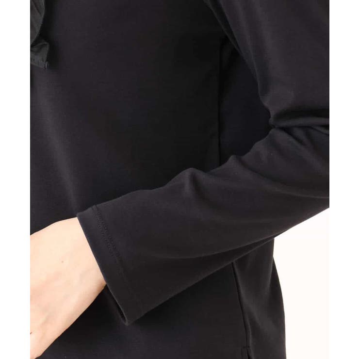 ミニフリルディティールコットンカットソー/洗える/WEB限定サイズあり | OFUON | 詳細画像19 