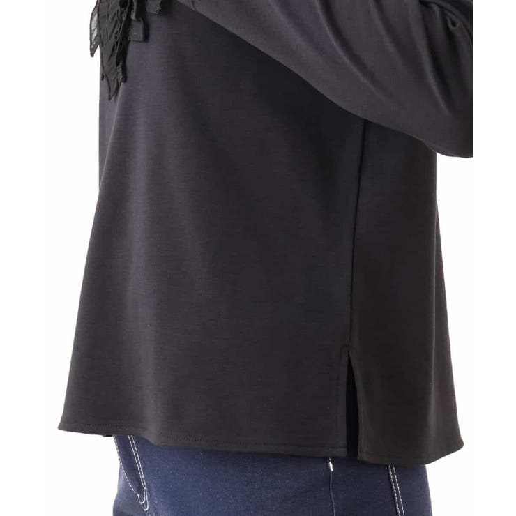 ミニフリルディティールコットンカットソー/洗える/WEB限定サイズあり | OFUON | 詳細画像20 