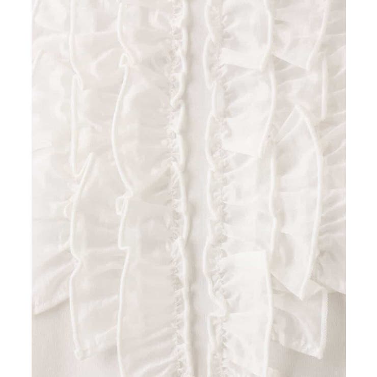 ミニフリルディティールコットンカットソー/洗える/WEB限定サイズあり | OFUON | 詳細画像23 