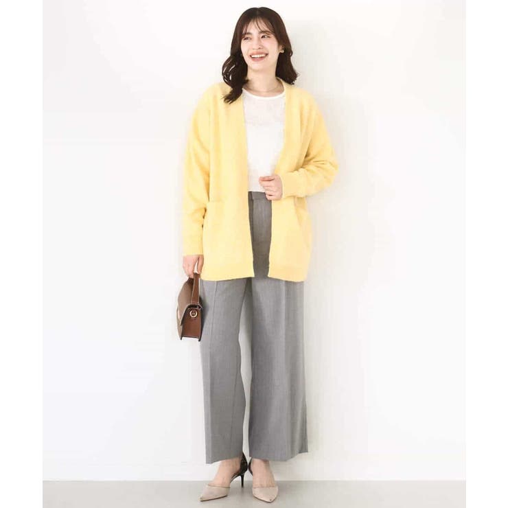 シャーリングデザインレースカットソー/洗える/WEB限定サイズあり | OFUON | 詳細画像14 