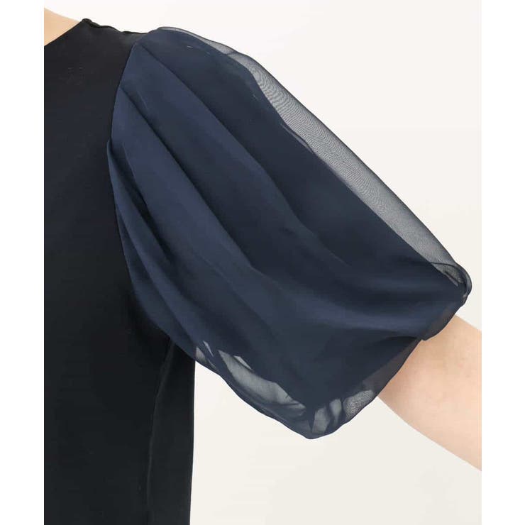 ボリュームスリーブカットソー/接触冷感/洗える/WEB限定サイズあり | OFUON | 詳細画像11 