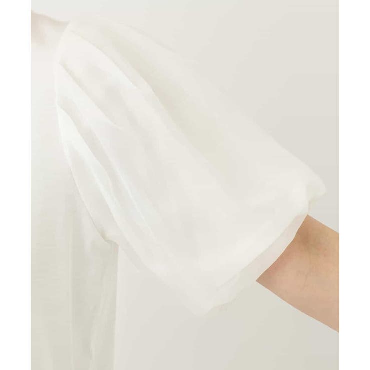 ボリュームスリーブカットソー/接触冷感/洗える/WEB限定サイズあり | OFUON | 詳細画像16 